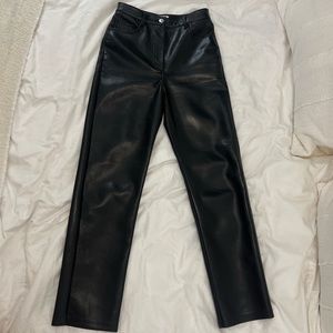 Aritzia Melina Super High-Rise Vegan Leather Pant